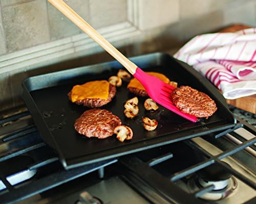 Nordic Ware 2 Burner Backsplash Griddle, Nonstick