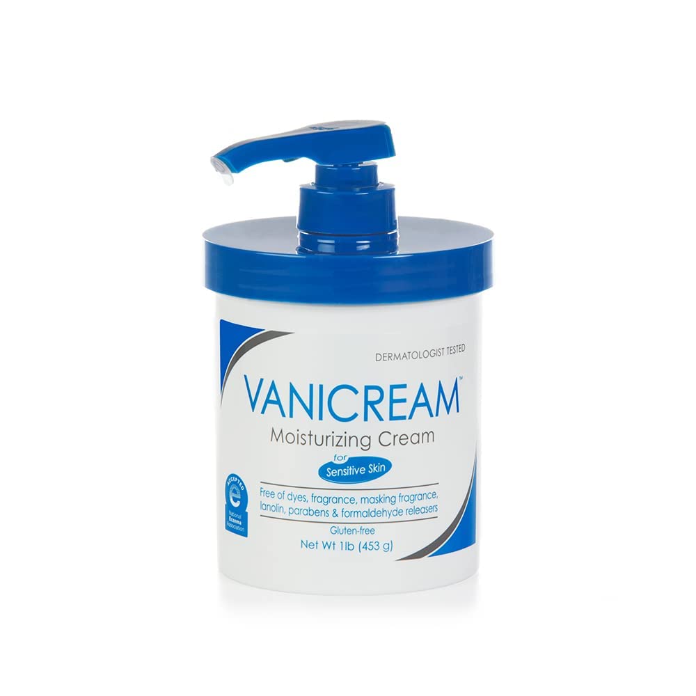 Vanicream Moisturizing Skin Cream for Sensitive Skin 16 oz (Pack of 12)