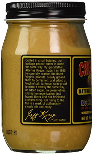 Cream-Nut Crunchy Natural Peanut Butter