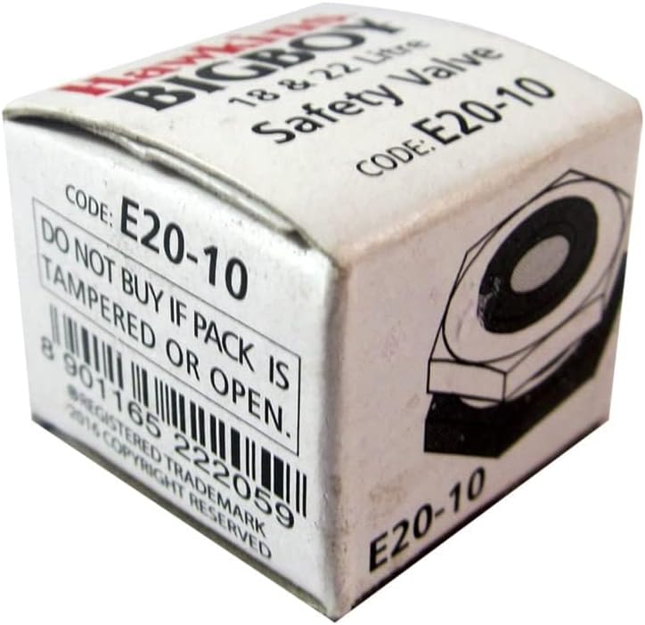 Hawkins BigBoy 18L and 22L Pressure Cooker Safety Valve, Black
