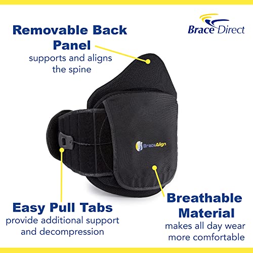 VertebrAlign LSO, Lumbar Back Brace, Herniated Disc, L0650 | Adjustable lumbar support brace eases bulging disc, sciatica, spinal stenosis & post-op back pain. Men & women. L0631, L0648