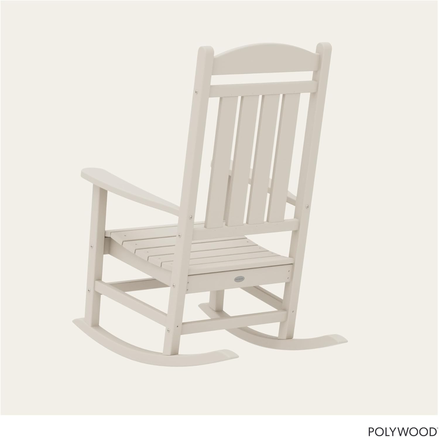 POLYWOOD Presidential Rocking Chair in White