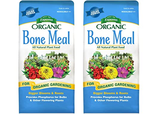 Espoma Organic Bone Meal Fertilizer 4-12-0. All-Natural Plant Food Source of Nitrogen and Phosphorus for Organic Gardening. for Bulbs & Other