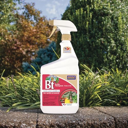 Bonide Captain Jack's Bacillus Thuringiensis BT, 32 oz | Ready-to-Use Spray, Worm & Caterpillar Control, For Organic Gardening