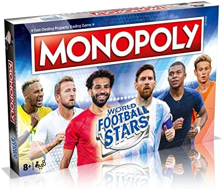 Winning Moves Mega Monopoly Board Game, 12 Extra Spaces Including Downing Street, Saville Row and Knightsbridge, Invest in Skyscrapers, for Ages 8 Plus