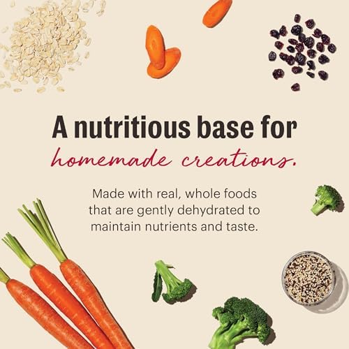 The Honest Kitchen Wholemade Whole Grain Dog Food Base Mix, Veggie & Fruit, Human Grade, Easy Homemade Dog Food Starter, Just Add Water