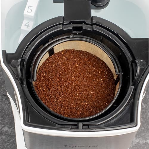 Capresso 5-Cup Mini Drip Coffee Maker, Black and Stainless Steel
