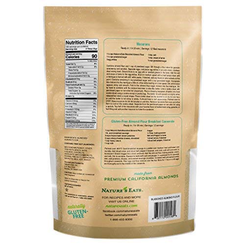Nature's Eats Blanched Almond Flour (64 Ounce) and Pecan Flour Finely Ground (16 Ounce)