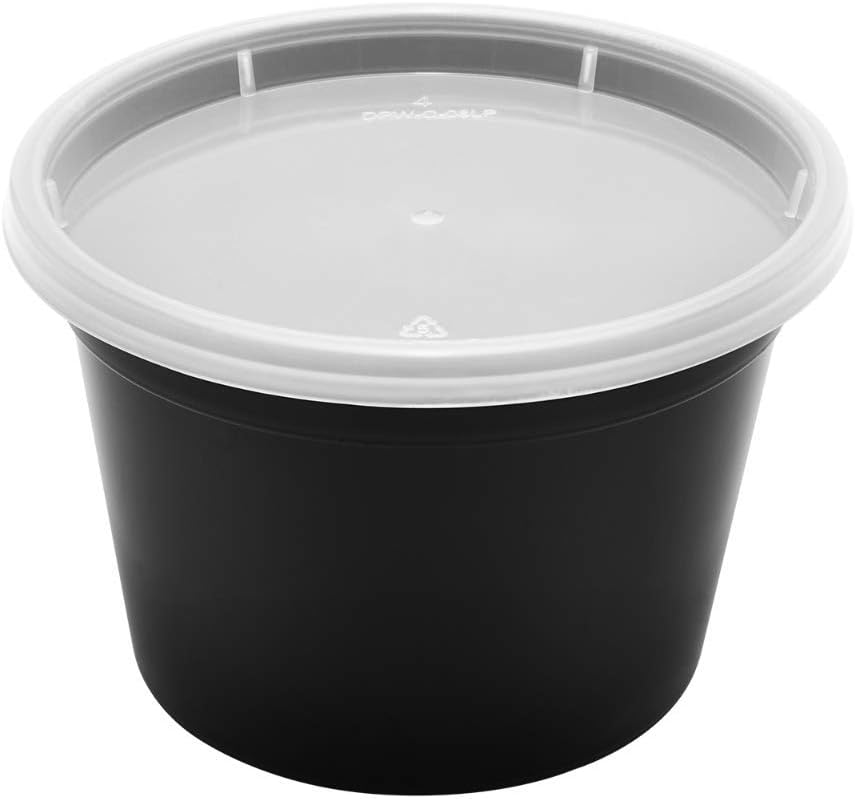 Karat [32oz - 240 ct] Clear PP Injection Molded Round Deli Containers with Lids (FP-IMDC32-PP)