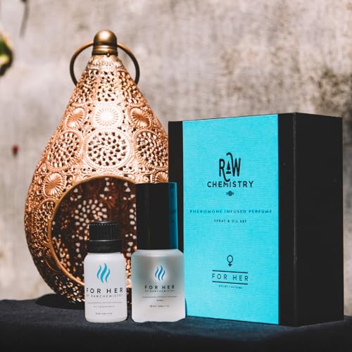 RawChemistry For Her Pheromone Infused Perfume for Women's Gift Set, 1.5 oz