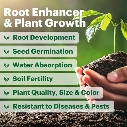 TeraGanix TCM Soil Conditioner (1 Btl = 16 Gal), Microbial Inoculant Concentrate, Plant Growth, Root Enhancer, Liquid Probiotic for Soils & Plants