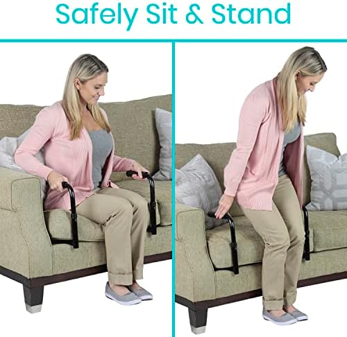 Vive Stand Assist - Mobility Standing Aid Rail for Couch, Chair | Assistance Handle for Patients, Elderly