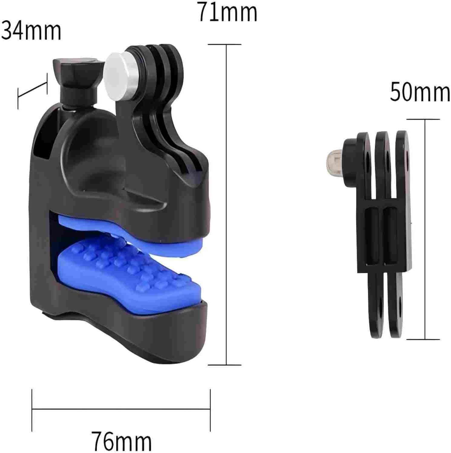 Chin Mount Motorcycle Helmet for HJC CS-R3 2019–2026 | Adjustable Without Tools, 270° Bidirectional Rotation, Anti-slip Textured Silicone Pad.