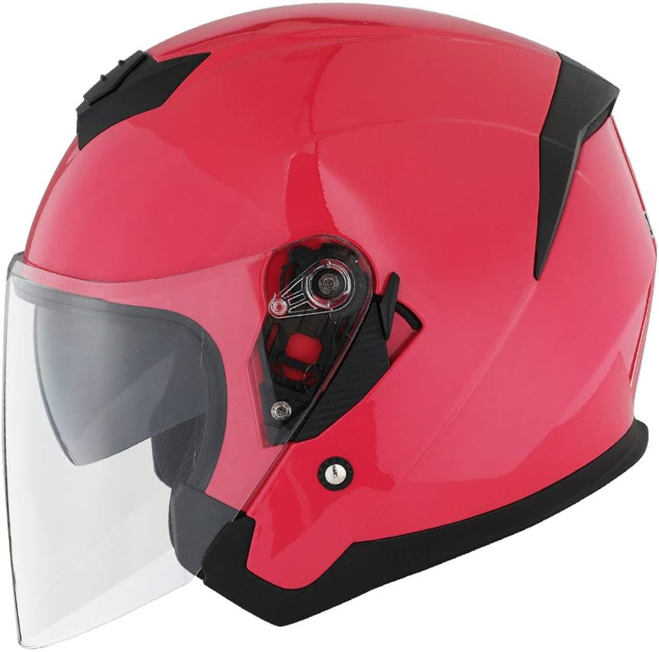 1Storm Motorcycle Open Face Helmet Scooter Classical Knight Bike Dual Lens/Sun Visor: HJK526
