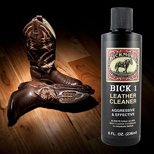 Bickmore Bick 1 Leather Cleaner 8 oz | Cleans dirt, oil, sweat, salt and water stains from all colored, white and black leather.