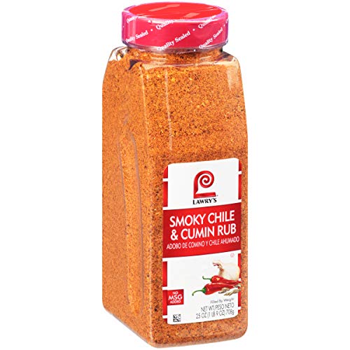 Lawry's Memphis Style Barbecue Rub, 25 oz - One 25 Ounce Container of Memphis Dry Rub, Perfect for BBQ Rub Wings, Ribs, Brisket and More