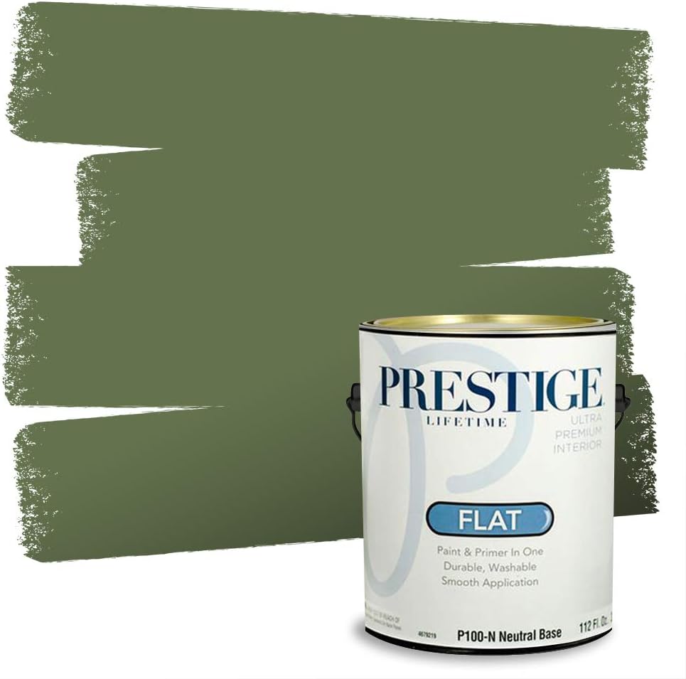 PRESTIGE Interior Paint and Primer in One, Garden Sage, Eggshell, 1 Gallon