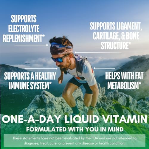 Tropical Oasis - Premium Ionized Plant Based Trace Minerals Liquid Formula- 74 essential minerals in liquid form for up to 96% Absorption - 16 oz, 32 servings