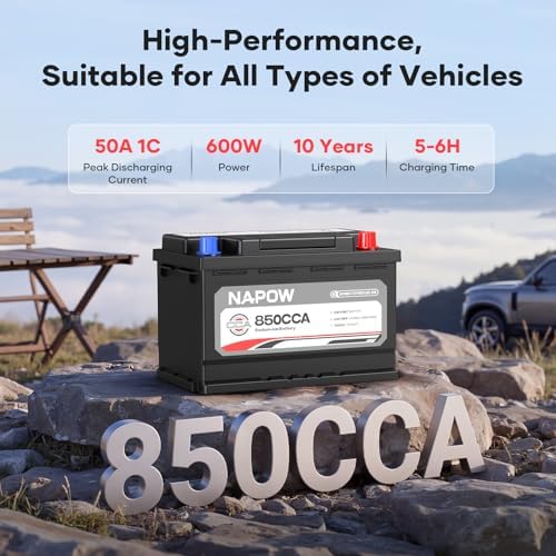 12V 70Ah Sodium Ion Car Battery, 1000CCA IP65 Waterproof Automotive Group Size 49 Battery for Car RV Marine
