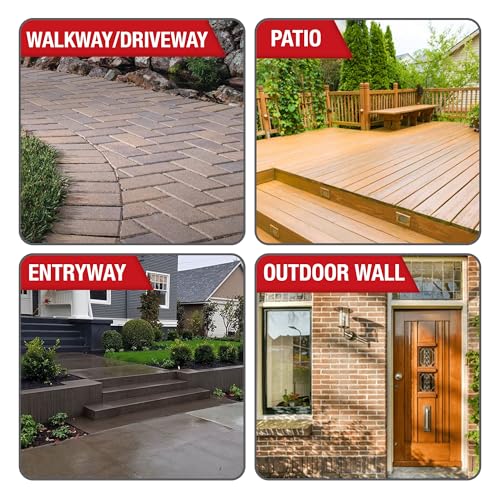 Rainguard Pro Micro-Seal, Wood & Masonry Surface Sealer, 5 Gallons | For Water & Weather Damage, All Porous Surfaces, Silane Siloxane Water Repellent, Clear Natural Finish, Ready To Use
