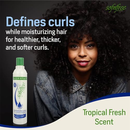Sofn'free Moisturizer & Curl Activator Lotion - 25.35 fl oz | Defines waves, coils, and multicultural curls. Provides moisture, shine, and frizz control with a soft, flexible finish.