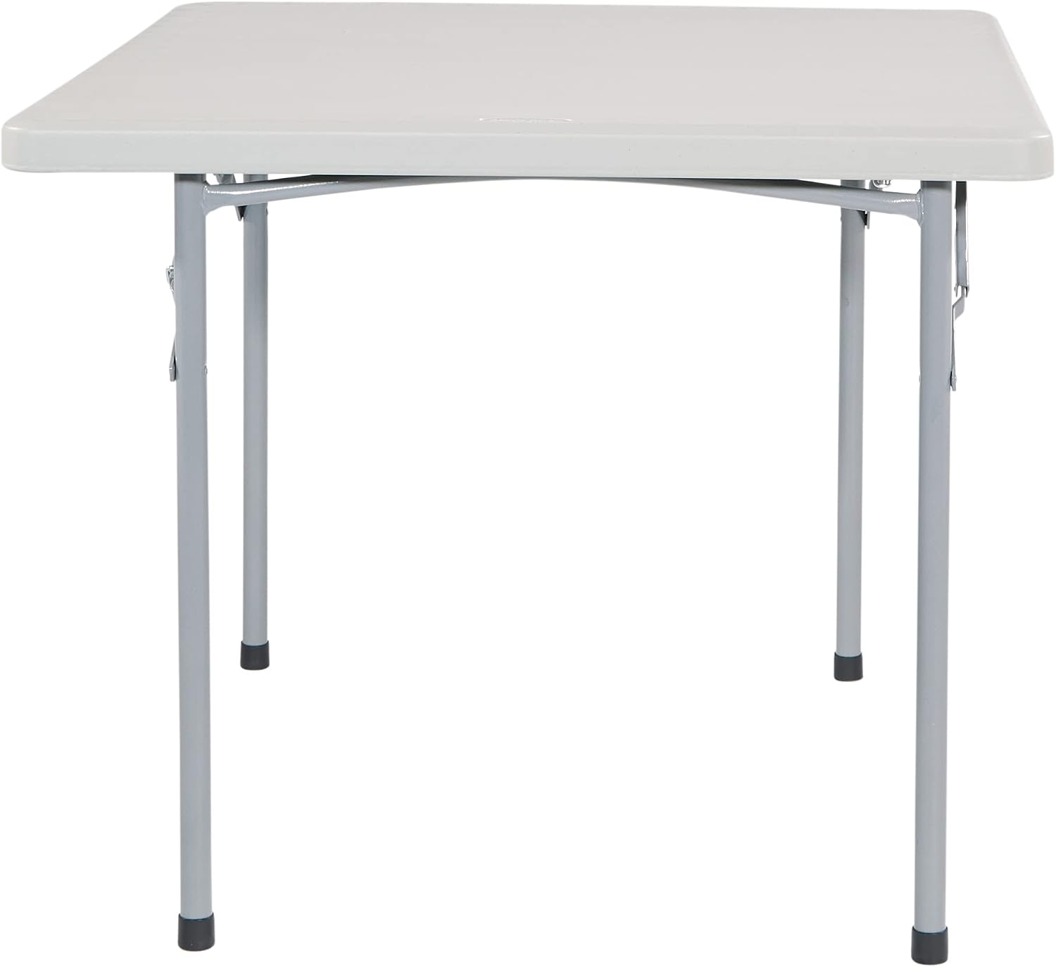 Office Star Resin Sqaure Multipurpose Table with Collapsible Legs, Indoor Outdoor Use for Banquets, Picnics, and Parties, 36 Inch, Square