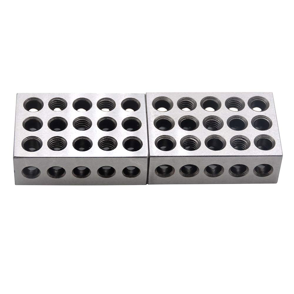 Oudtinx 1-2-3 Blocks Matched Pair Hardened Steel 23 Holes