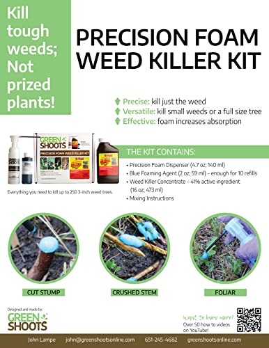 Precision Foam Weed Killer Kit for Tough Weeds