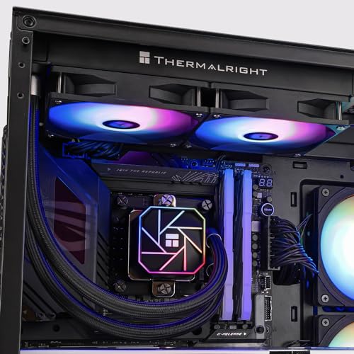 Thermalright Aqua Elite 240 V3 Water Cooling CPU Cooler, Double PWM ARGB Fans with S-FDB Bearings, Efficient PWM Controlled Pump, for AMD/AM4/AM5