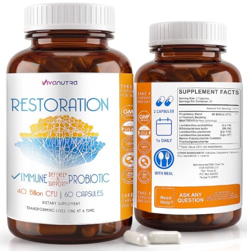 Restoration Probiotic Nail Fungus Supplement Extra Strength