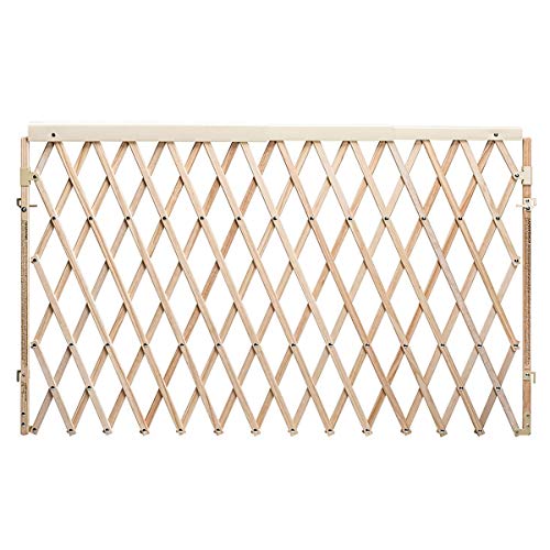 Evenflo Expansion Walk-Thru Room Divider Baby Gate (Natural Wood)