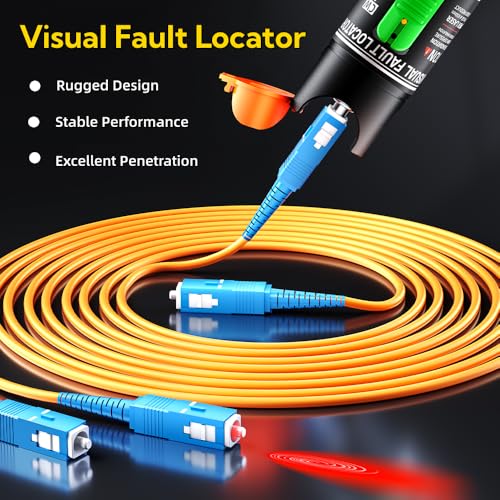 Visual Fault Locator, Fiber Optic Cable Tester Meter