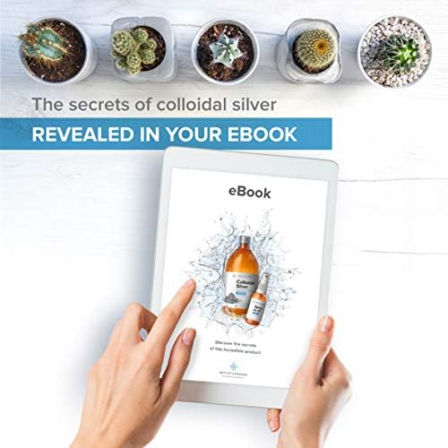 Colloidal Silver Liquid 10 fl oz & Spray to Fill ● Bioactive Hydrosol Silver Water ● Natural Immune Support Nano Sol Supplement Solution ● Ionic Minerals 40 PPM ● Organic Structured Plata Coloidal