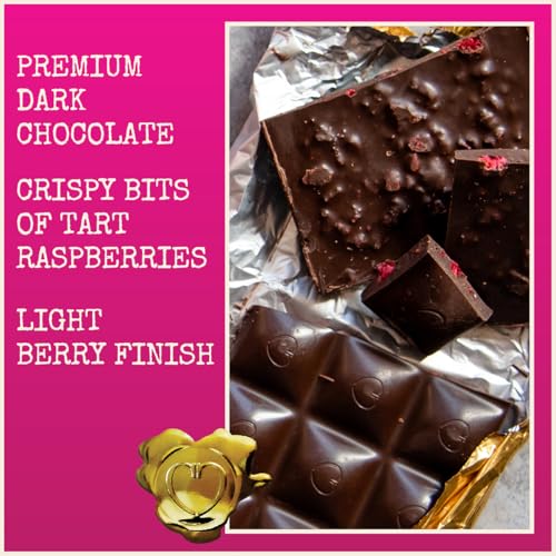 Chocolove Cherry & Almonds Dark Chocolate Bars | 55% Cocoa | Infused with Real Cherries & Crunchy Almonds | Crafted with Premium Chocolate | 3.2 oz Bar (12 Pack)