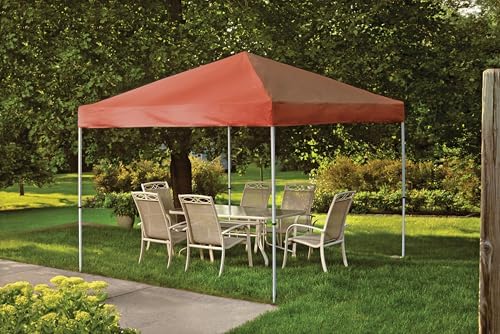 ShelterLogic Straight Leg Pop-Up Canopy with Roller Bag, 10 x 10 ft.