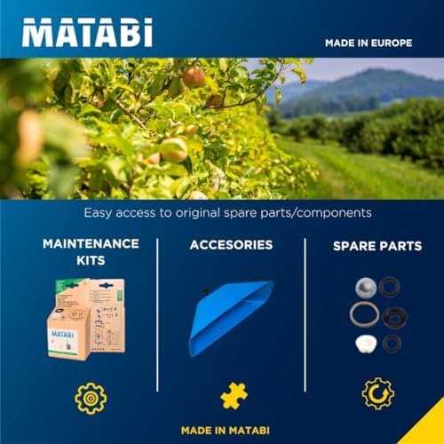 Matabi - Evolution 16 Backpack Sprayer - 4 Gal Capacity - Stainless Steel Handle - Versatile Nozzles - Professional Use - Pressure Regulator - Ideal