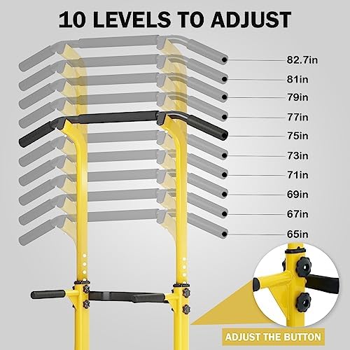 SogesHome Multi-Function Power Tower Pull Up Bar Dip Station for Home Gym