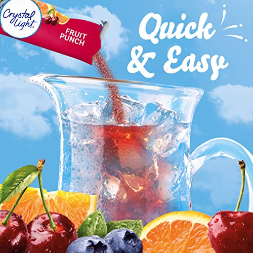 Crystal Light Powdered Drink Mix, 72 Pitcher Pkts, Fruit Punch