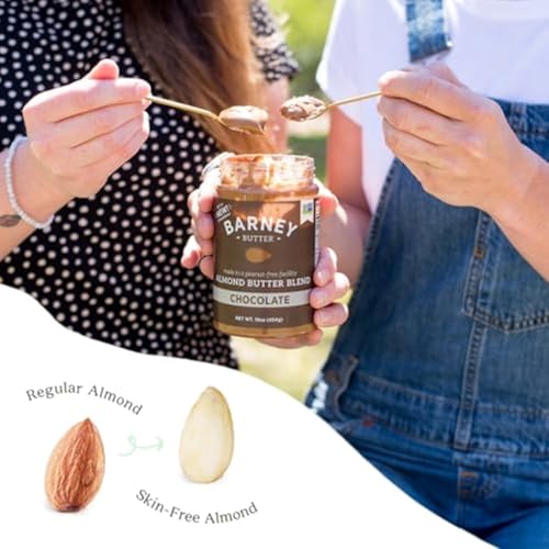 Barney Butter Almond Butter, Smooth, 16 Ounce Jar, Skin-Free Almonds, No Stir, Non-GMO, Gluten Free, Keto, Paleo, Vegan