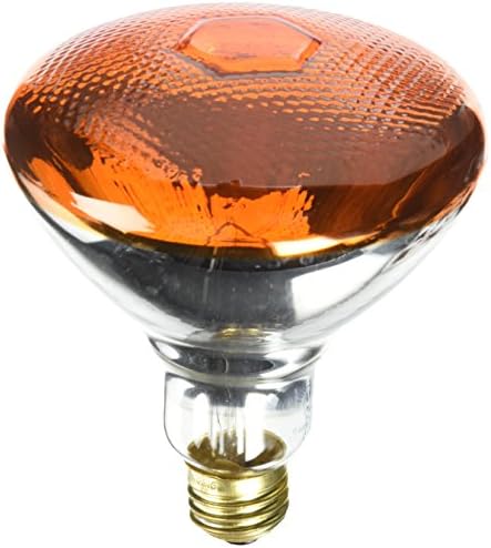 Westinghouse Lighting 0441100, 100 Watt, 120 Volt Amber Incandescent BR38 Light Bulb - 2000 Hours