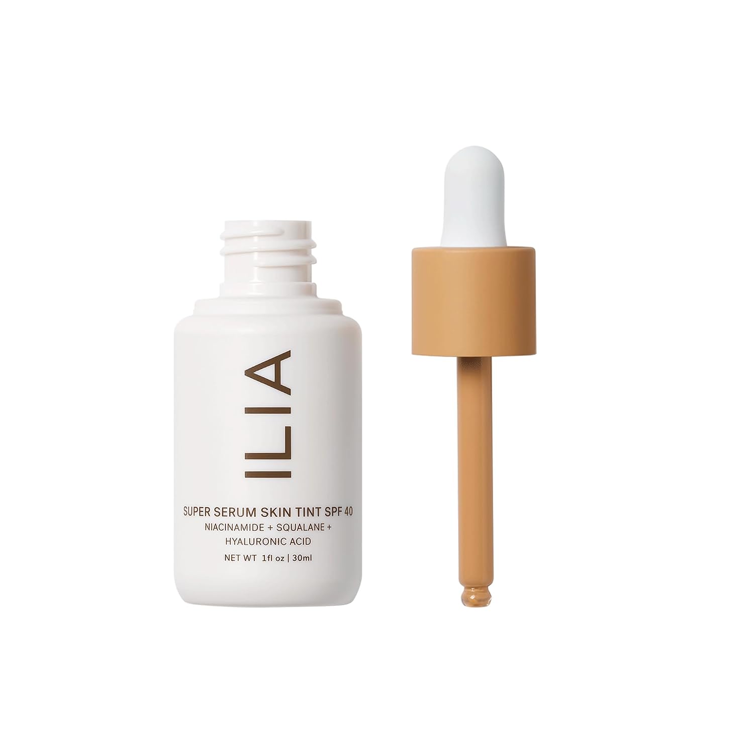 ILIA - Super Serum Skin Tint SPF 40 (Diaz ST7, 1 fl oz | 30 ml)