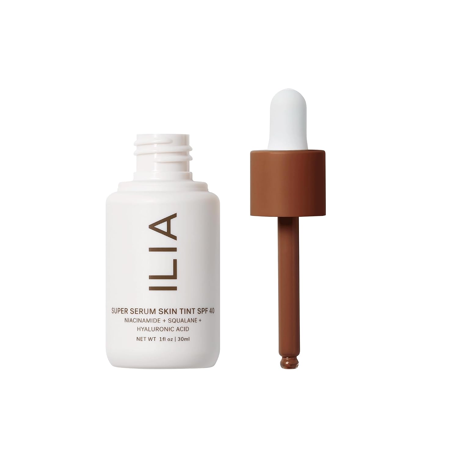 ILIA - Super Serum Skin Tint SPF 40 (Diaz ST7, 1 fl oz | 30 ml)