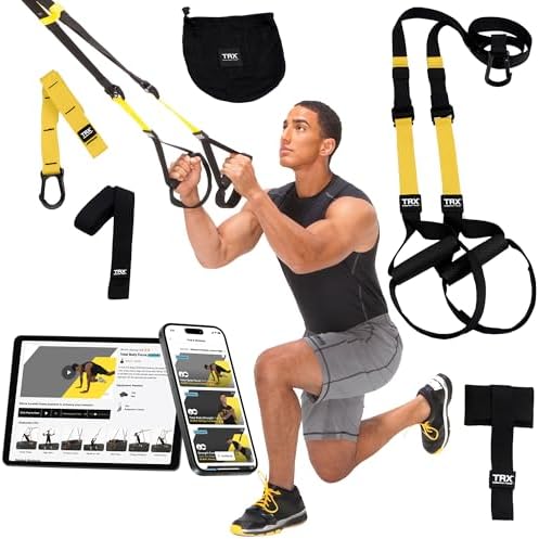 TRX Pro3 Home Gym System – Professional-Grade Suspension Trainer for Strength Training, HIIT, Cardio & Full-Body Workouts