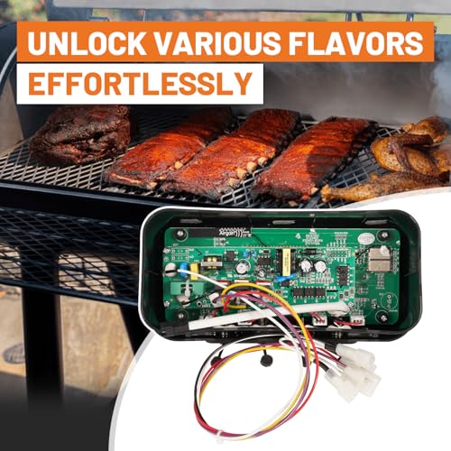Upgrade Digital PID WiFi Control Board 80147 Compatible with Pit Boss Pro Series 4 & Pro Series II 4-Series Vertical Wood Pellet Smoker -Replacement PBV4PS2 Model | 5-in-1 Cooking