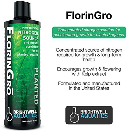 Brightwell Aquatics FlorinGro Nitrogen Fertilizer for Tanks, 500ml