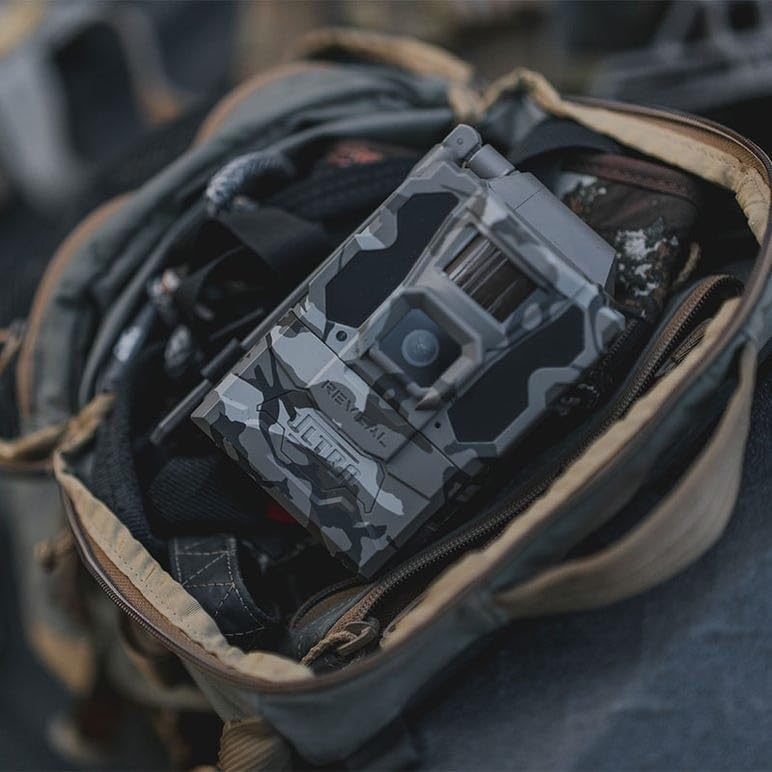 TACTACAM Reveal Ultra Cellular Trail Camera: 4K Photo, 1080p Video, Live View, GPS Tracking-Enabled, Switchable No-Glow/Low-Glow Flash