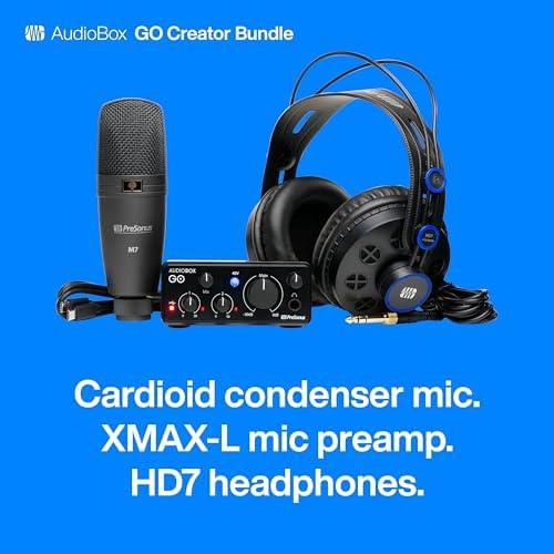 PreSonus AudioBox USB 96 25th Anniversary Studio Recording Package