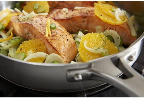 Calphalon Classic Stainless Steel Cookware Saute Pan, 3 Quart, Silver,2095189