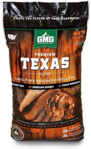 Green Mountain Grills Premium Texas Pure Hardwood Outdoor BBQ Grilling Pellets