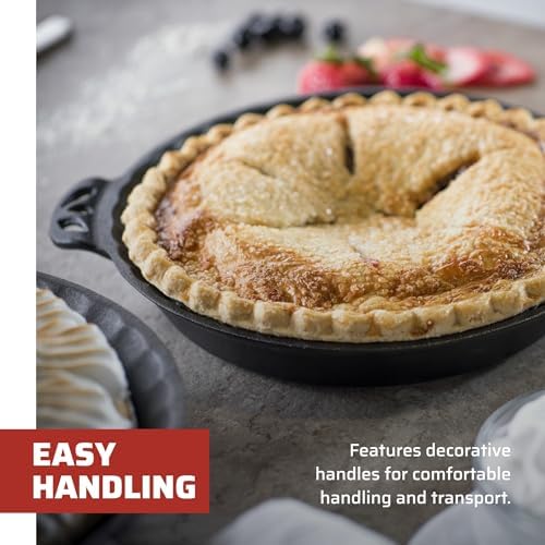 Camp Chef True Seasoned Cast Iron Pie Pan 10"